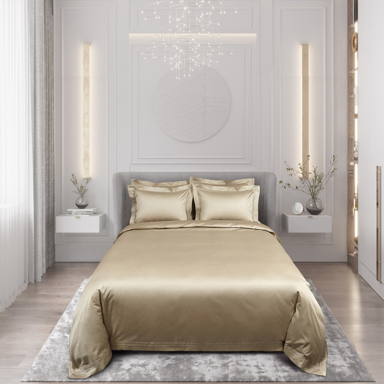 Комплект постельного белья LOIRE 600 tc золотистый