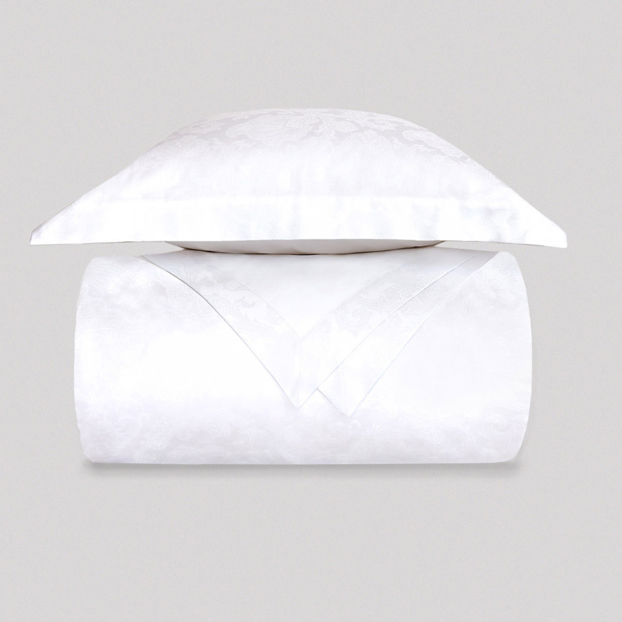 Комплект постельного белья BLAVET 600 tc пейсли белый