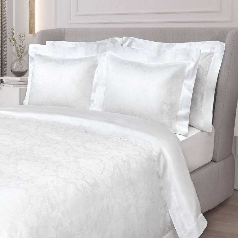 Комплект постельного белья BLAVET 600 tc пейсли белый