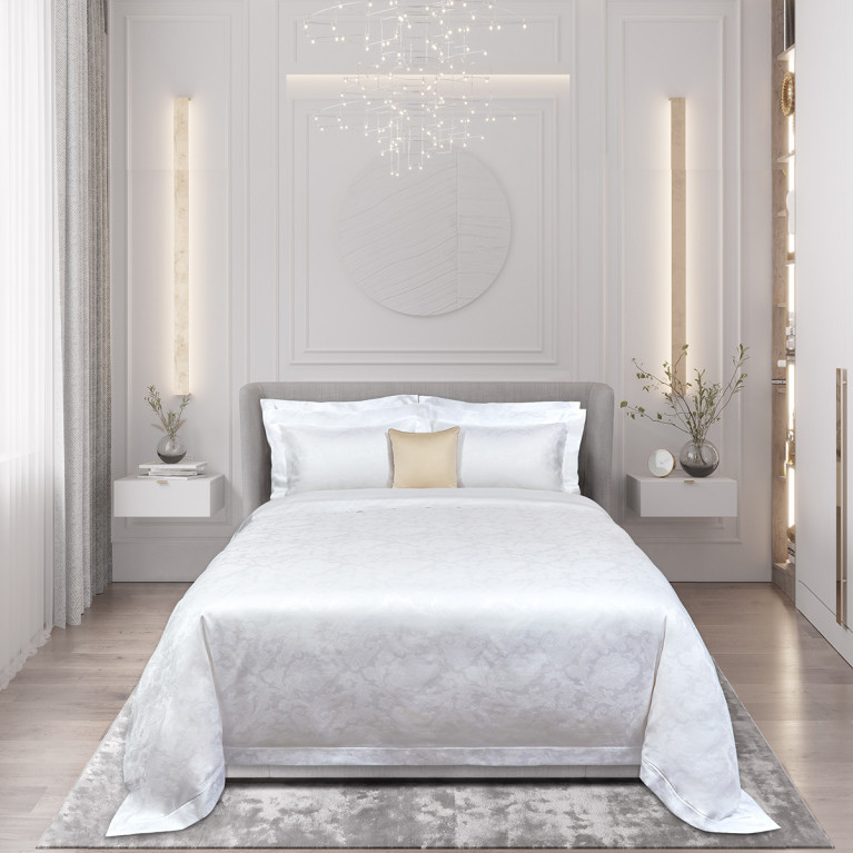 Комплект постельного белья BLAVET 600 tc пейсли белый