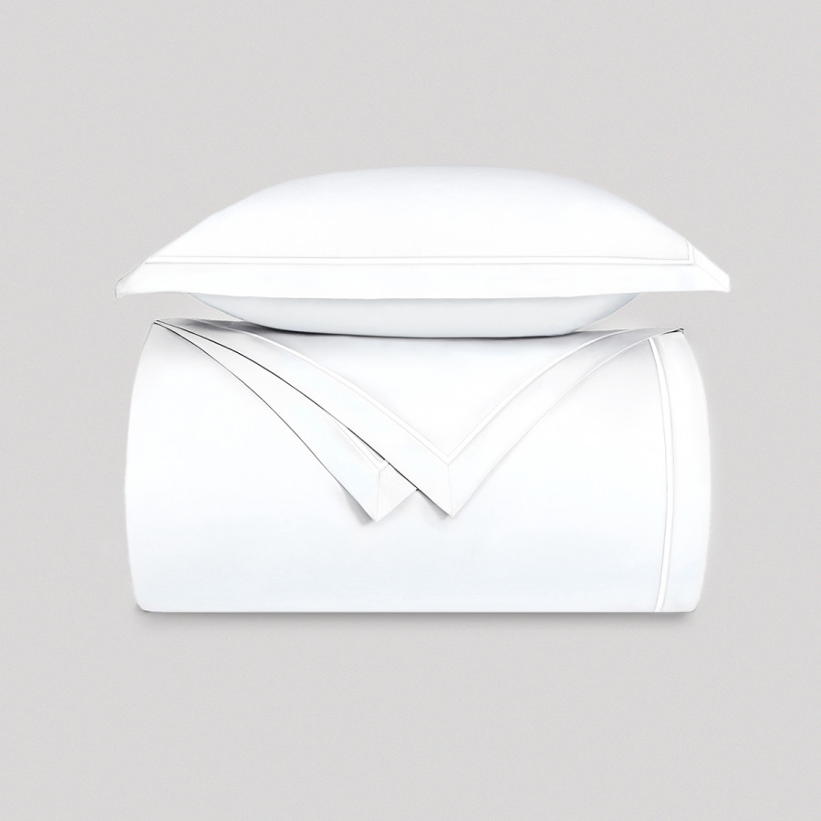 Комплект постельного белья GEORGE 400 tc белый