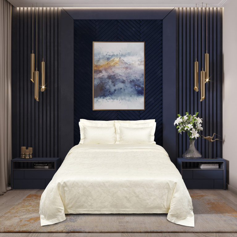 Комплект постельного белья BLAVET 600 tc пейсли айвори