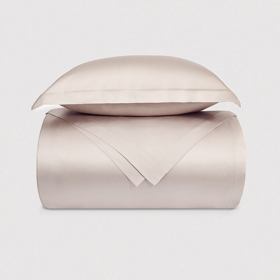 Комплект постельного белья LEA 400 tc нежно пудровый из тенселя