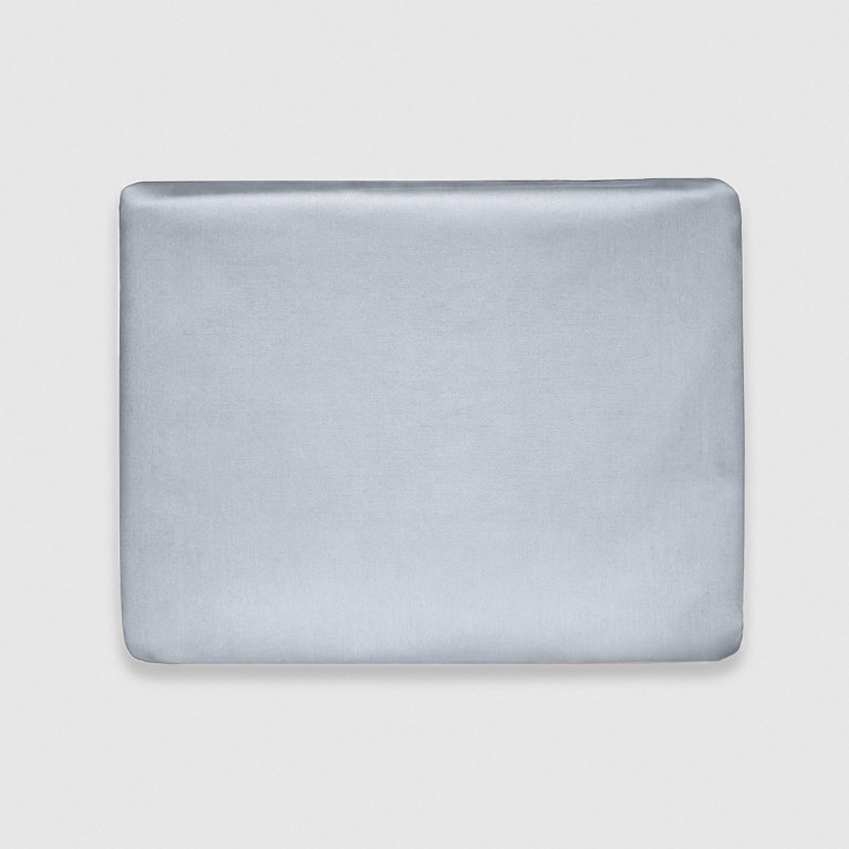 Комплект постельного белья LUNAIRE 400 tc серый стальной с белым кантом