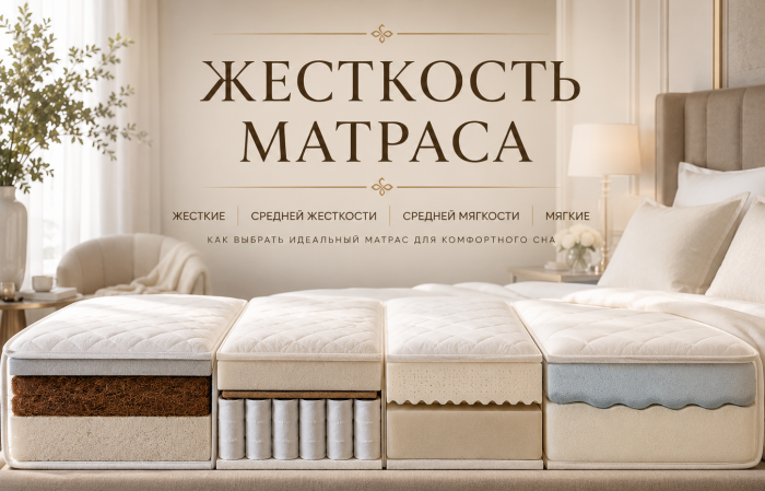 Жесткость матраса: какой вариант подойдет именно вам