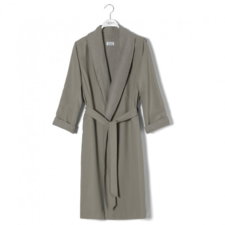 Dressing gown халат из хлопка (серый)