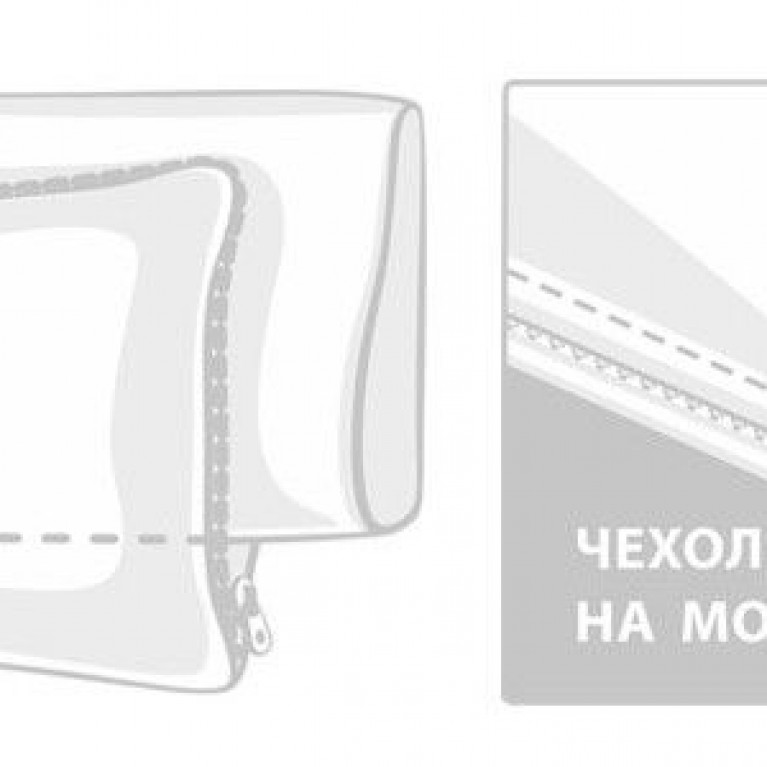 47112 Подушка MEMORY SILK GRASS упругая 50х68