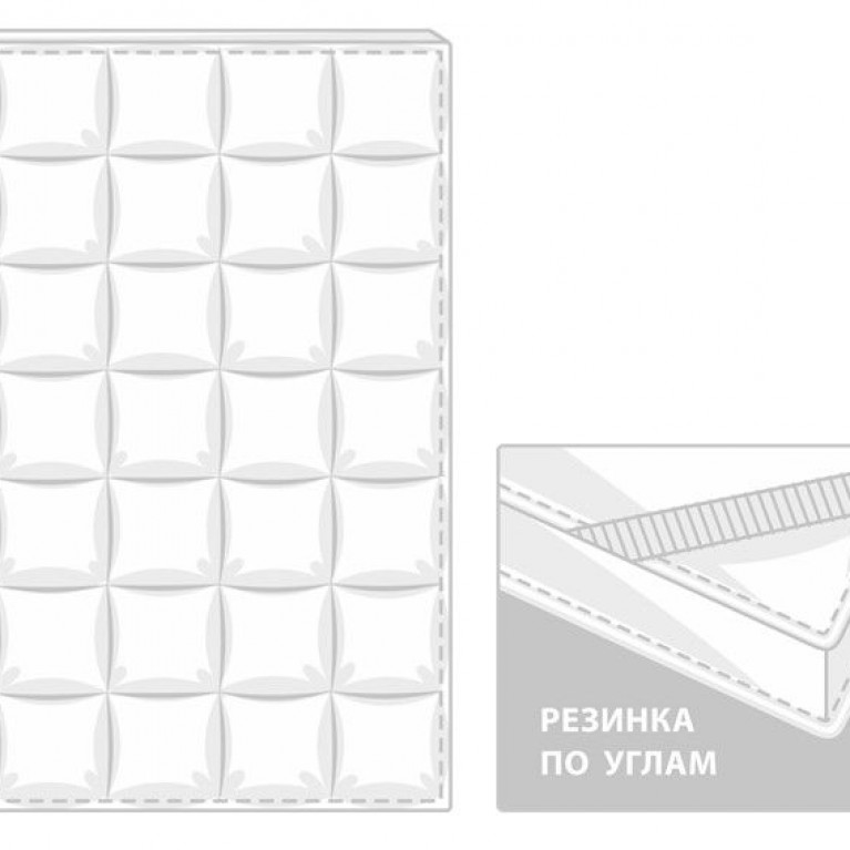 6692 Перина пуховая ROYAL DOWN GRASS 90х200