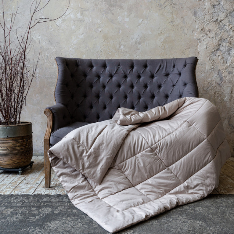 64132 Одеяло ALMOND WOOL GRASS теплое 150х200