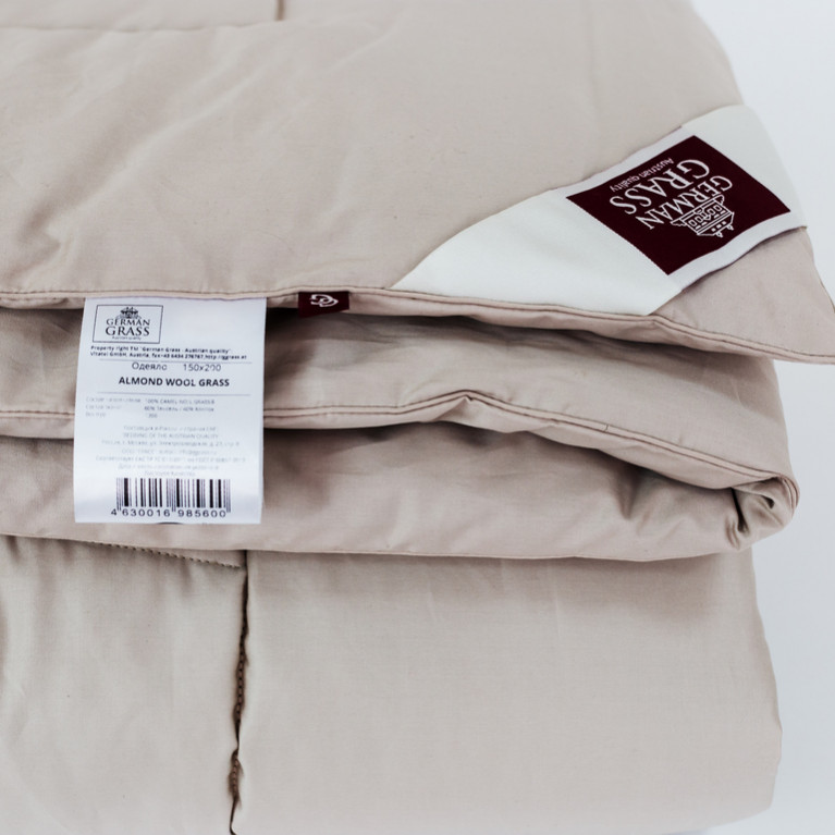 64132 Одеяло ALMOND WOOL GRASS теплое 150х200