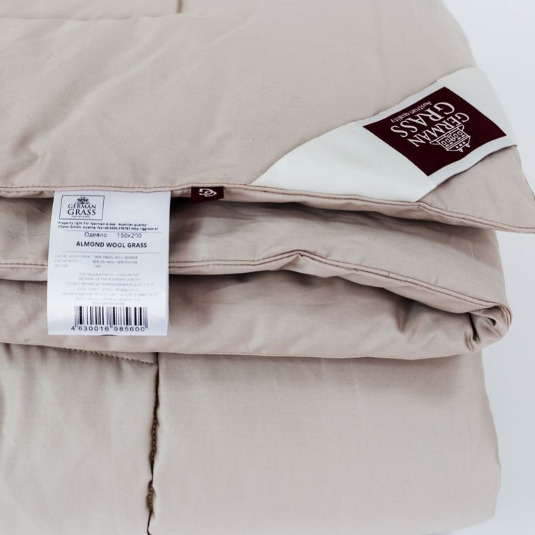 64182 Одеяло ALMOND WOOL GRASS теплое 240х220