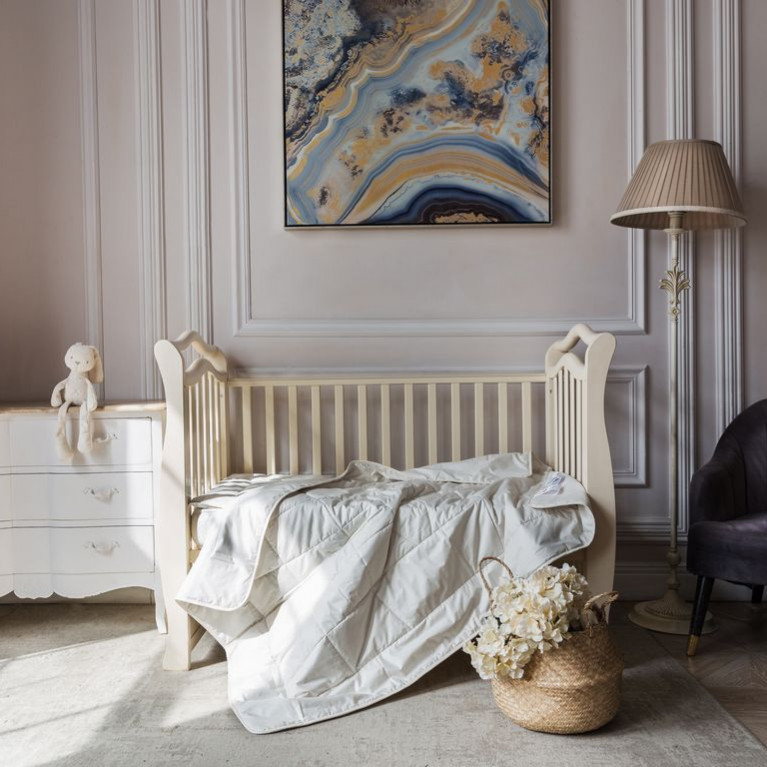 81113 Одеяло BABY ORGANIC LINEN GRASS всесезонное "Light" 100х135