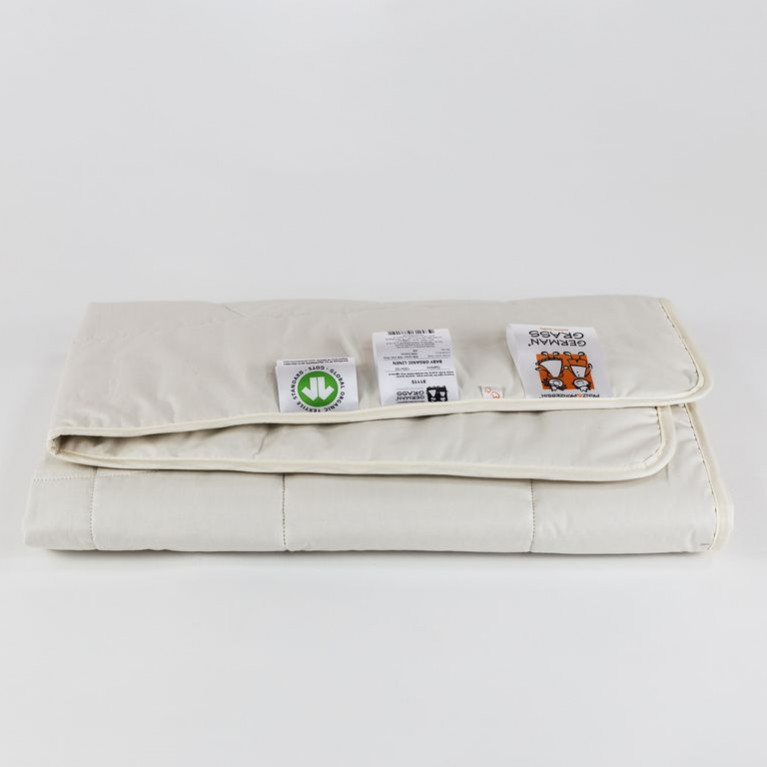 81115 Одеяло BABY ORGANIC LINEN GRASS всесезонное "Light" 100х150