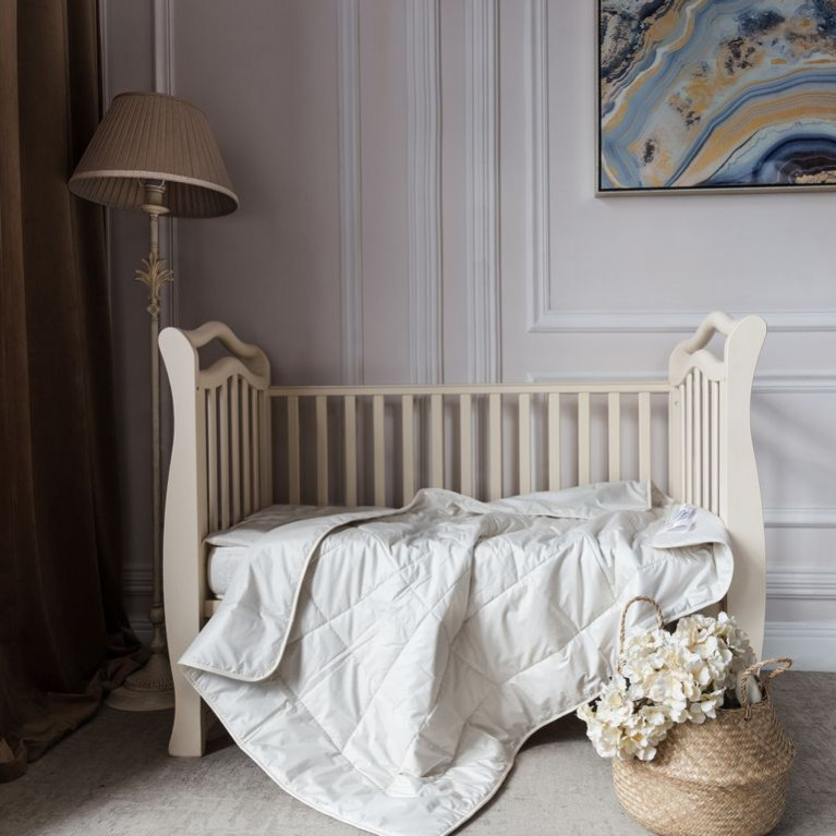 81460 Подушка BABY ORGANIC LINEN GRASS низкая 40х60