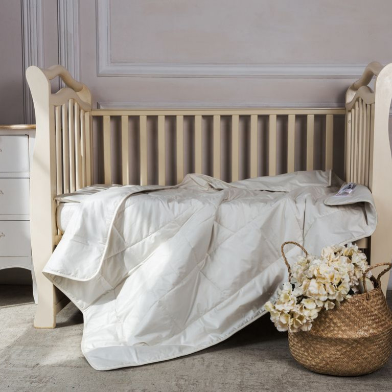 81460 Подушка BABY ORGANIC LINEN GRASS низкая 40х60