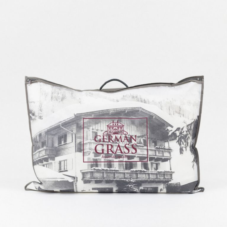 81460 Подушка BABY ORGANIC LINEN GRASS низкая 40х60