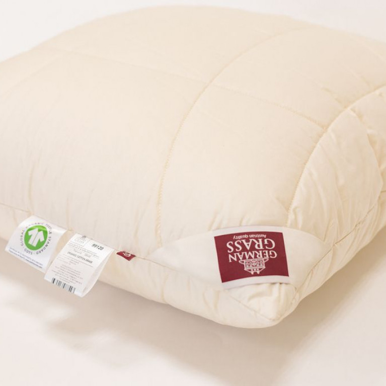 99120 Подушка ORGANIC COTTON GRASS регулируемая 68х68