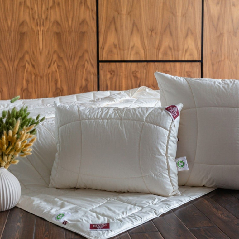 995090 Подушка ORGANIC COTTON GRASS регулируемая 50х90