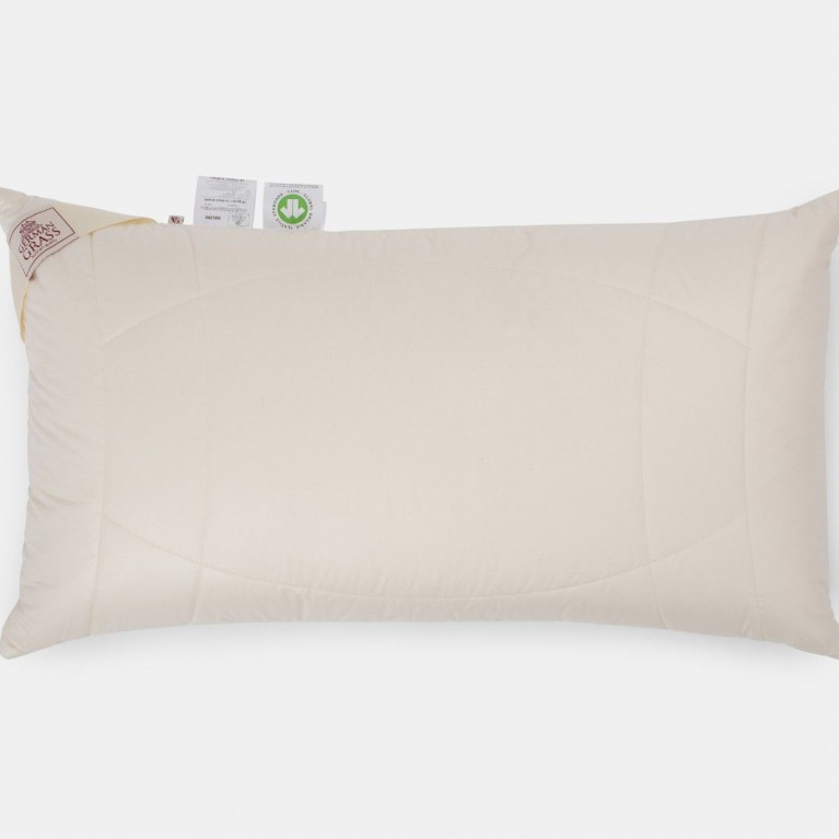 995090 Подушка ORGANIC COTTON GRASS регулируемая 50х90