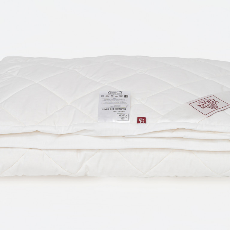 292 Наматрасник MATTRESS COTTONWASH GRASS легкий с юбкой 90х200х40