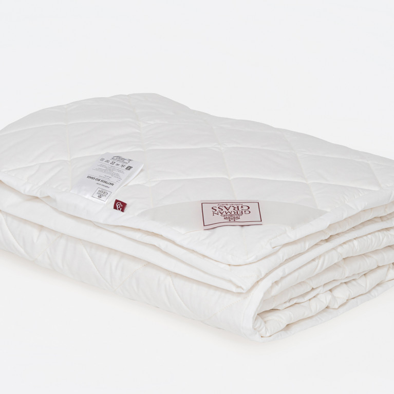 292 Наматрасник MATTRESS COTTONWASH GRASS легкий с юбкой 90х200х40