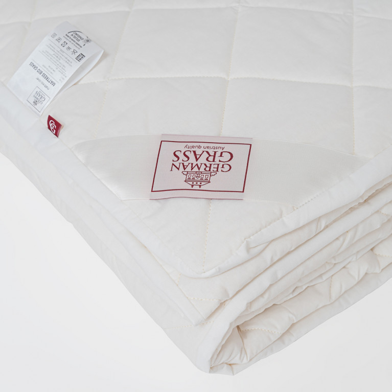 2162 Наматрасник MATTRESS COTTONWASH GRASS легкий с юбкой 160х200х40