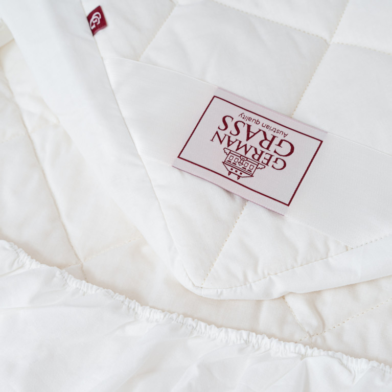 292 Наматрасник MATTRESS COTTONWASH GRASS легкий с юбкой 90х200х40