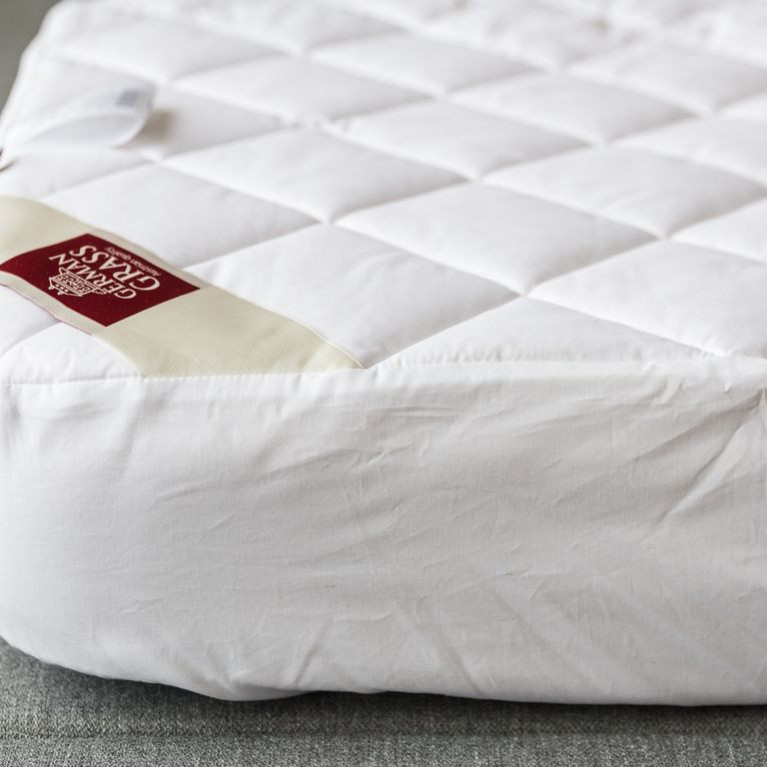 2182 Наматрасник MATTRESS COTTONWASH GRASS легкий, с юбкой 180х200х40