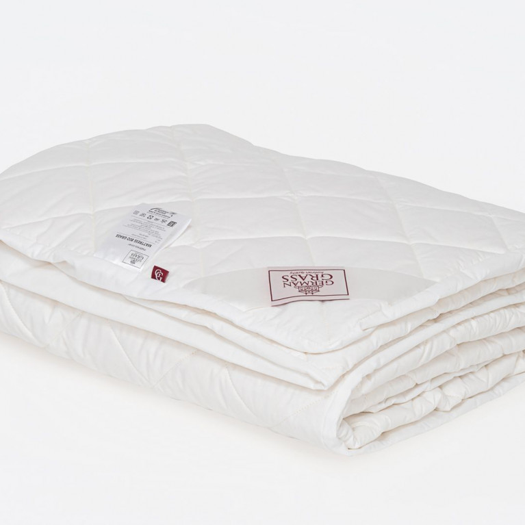 2182 Наматрасник MATTRESS COTTONWASH GRASS легкий, с юбкой 180х200х40