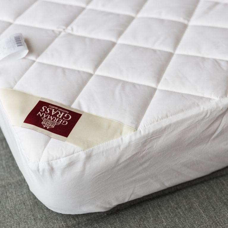 2202 Наматрасник MATTRESS COTTONWASH GRASS легкий с юбкой 200х200х40
