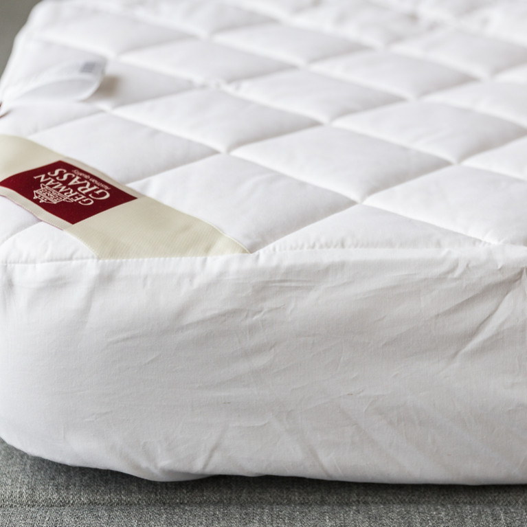 2142 Наматрасник MATTRESS COTTONWASH GRASS легкий с юбкой 140х200х40