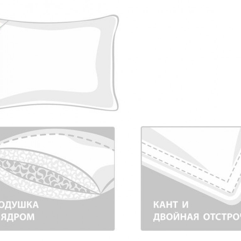 320110 Подушка 3D ALOE VERA GRASS средняя 50х68
