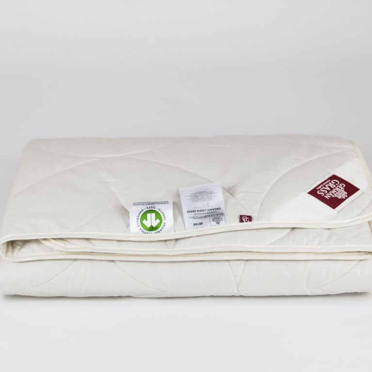3890 Наматрасник MATTRESS ORGANIC LINEN GRASS легкий 90х200