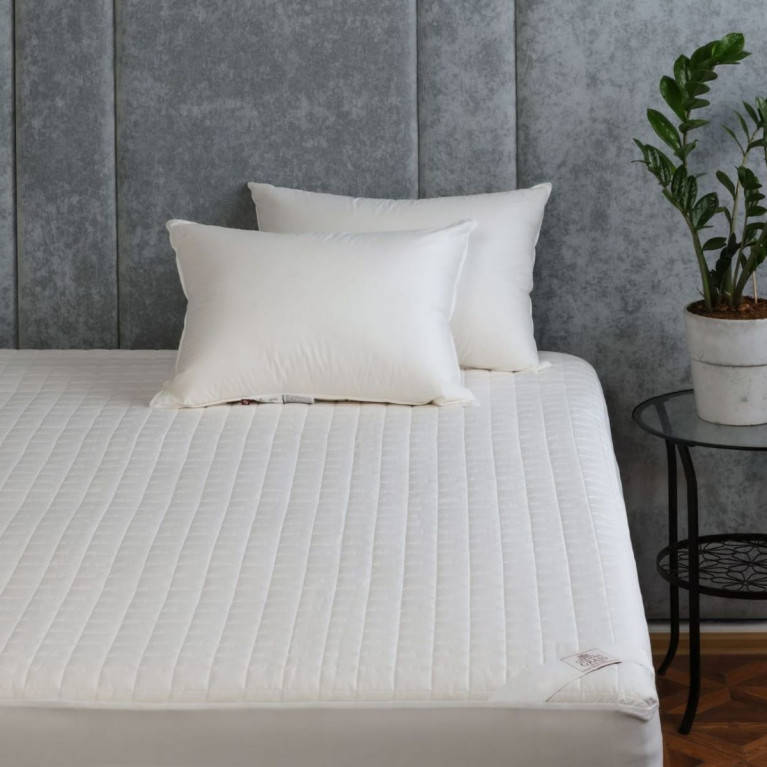 Наматрасник MATTRESS COTTONWASH GRASS с сетчатой юбкой 90x200x40