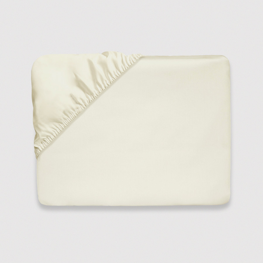 Простынь на резинке 400 tc айвори