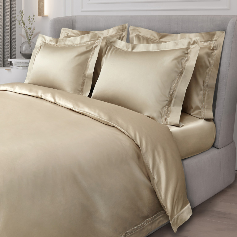 Комплект постельного белья LOIRE 600 tc золотистый