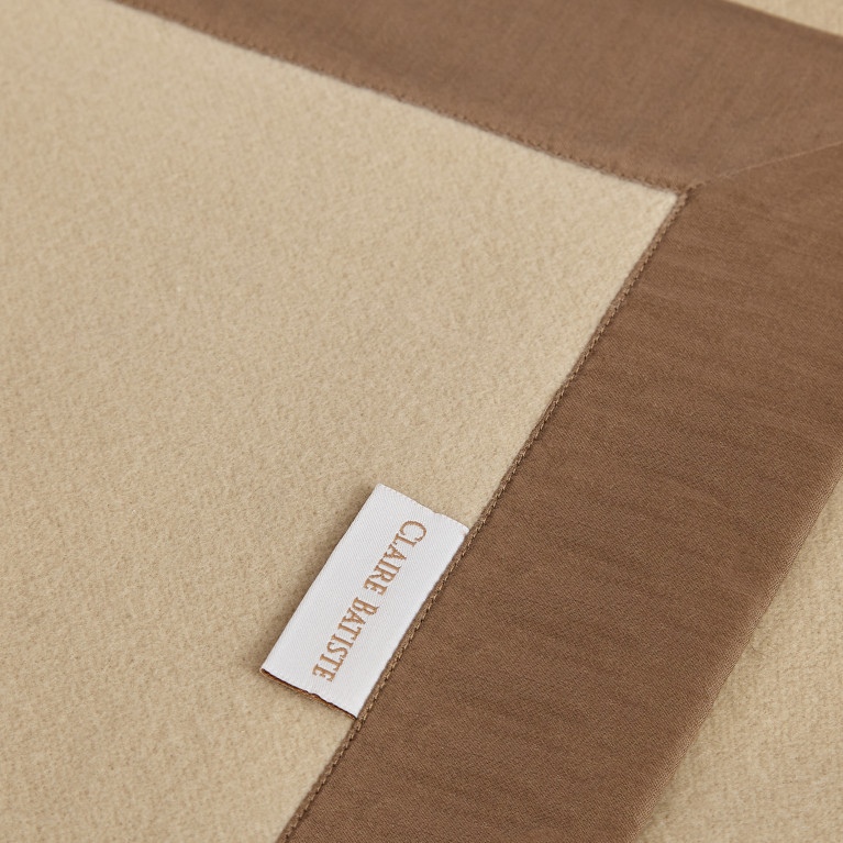 Покрывало из тибетской шерсти TIBETANWOOL бежевое